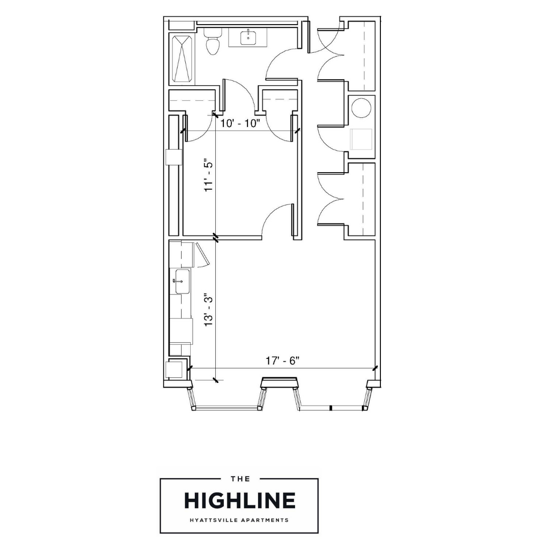 Floor plan layout diagram for Picasso